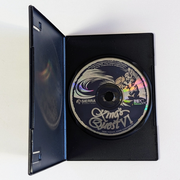 King's Quest VI ( (DISC ONLY) Heir Today, Gone Tomorrow PC, CD-ROM, Sierra 1993 - Picture 3 of 5